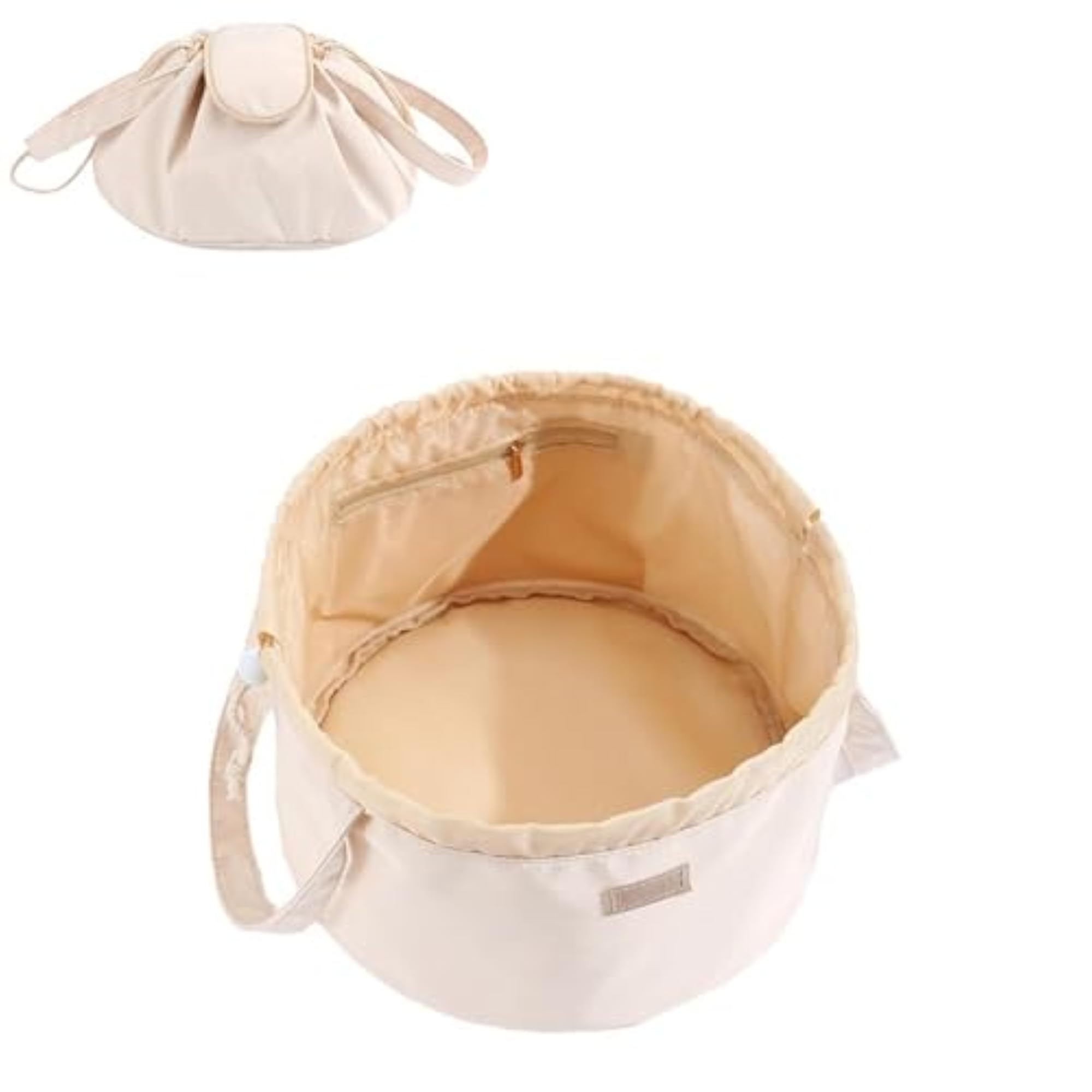 Drawstring Makeup Bag Portable with Handle